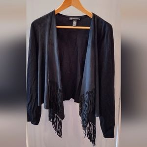 INC International Concepts women's fringe jacket/cardigan. Size XL. EUC.